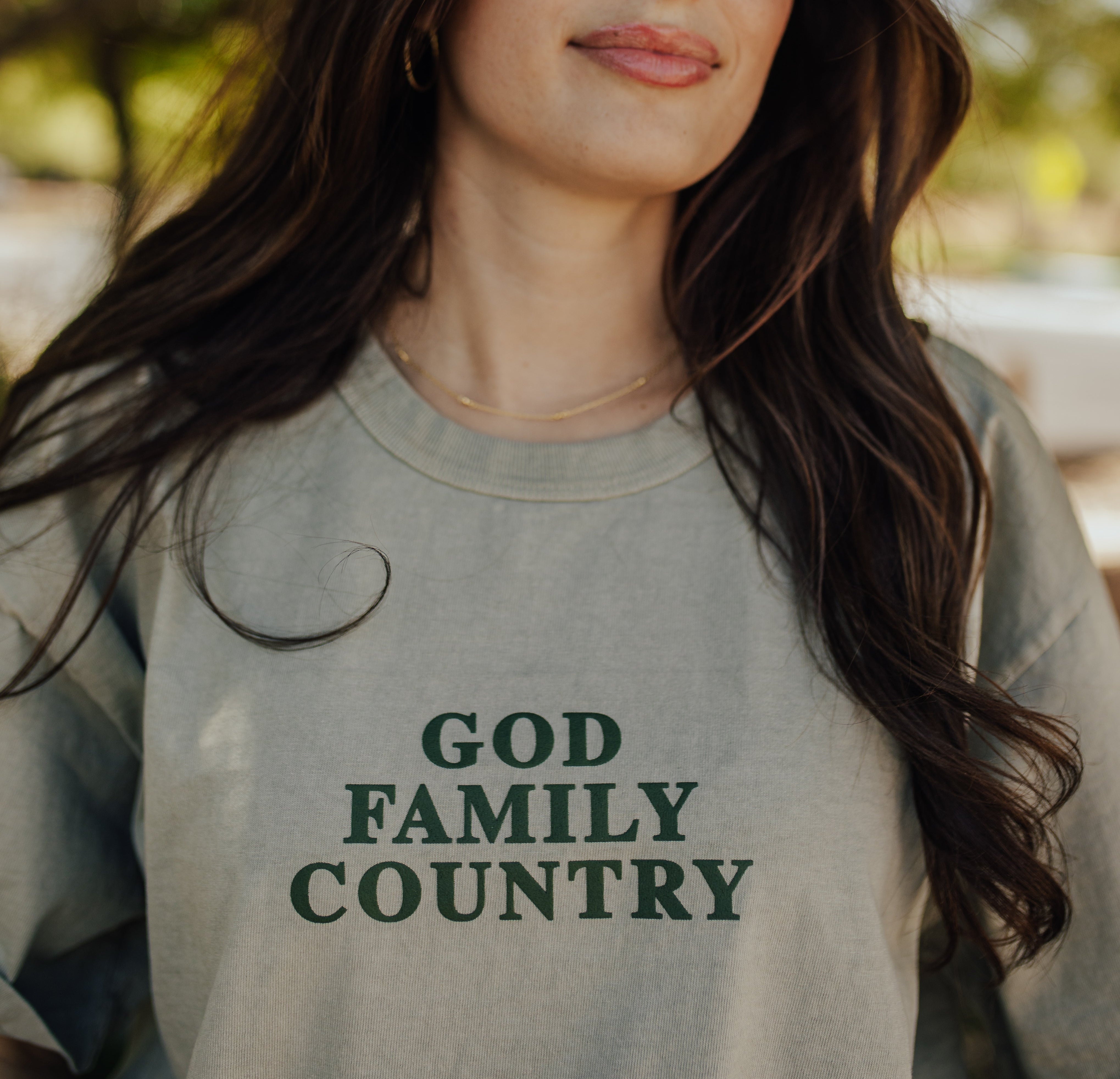 God Family Country Tee