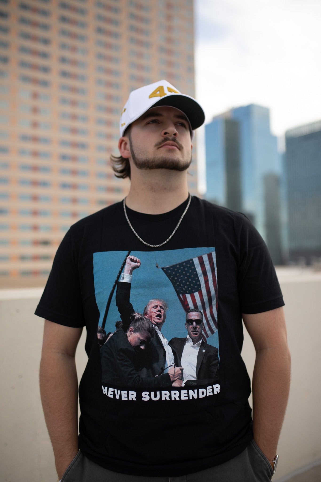 Never Surrender Trump Tee