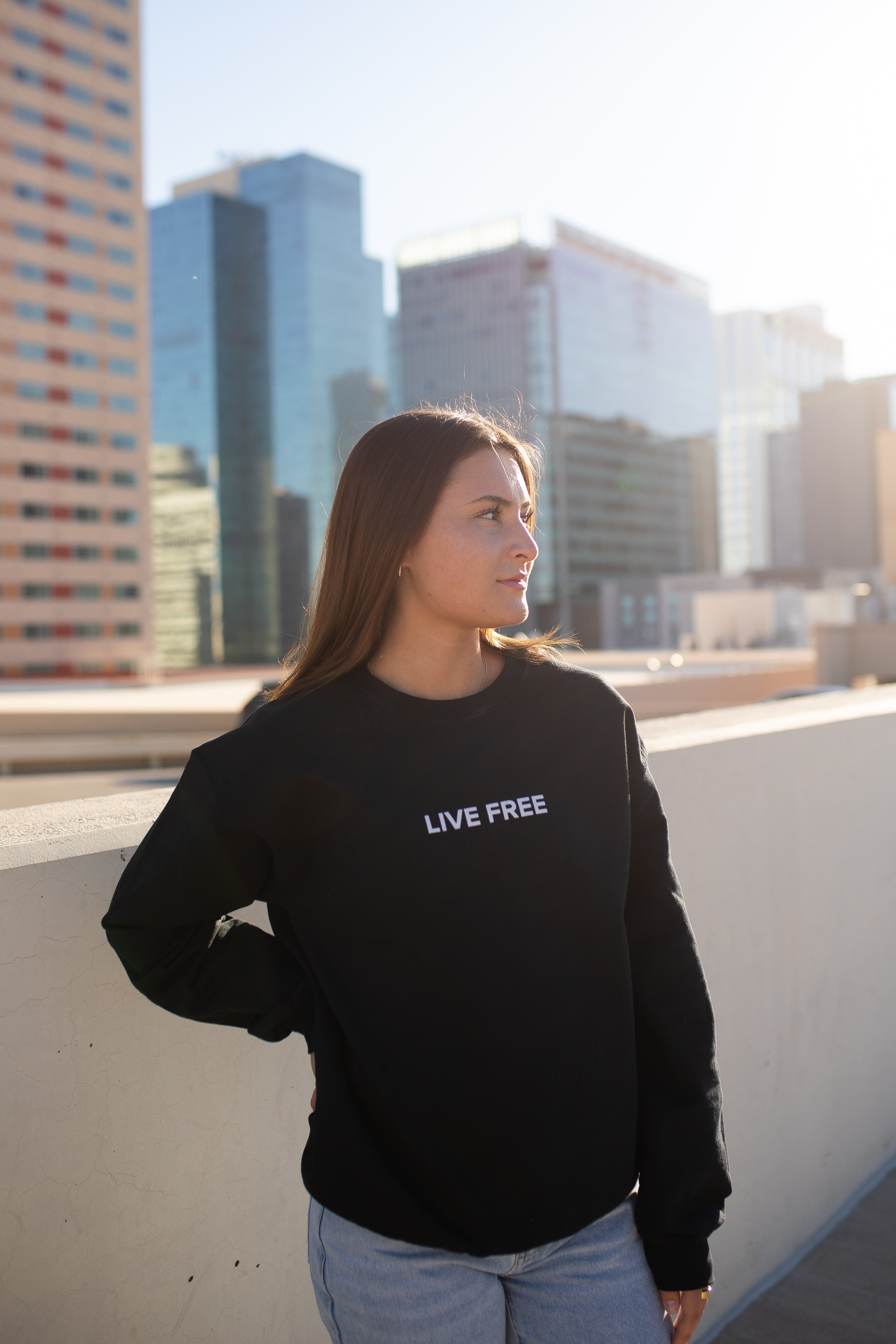 Live Free Crewneck