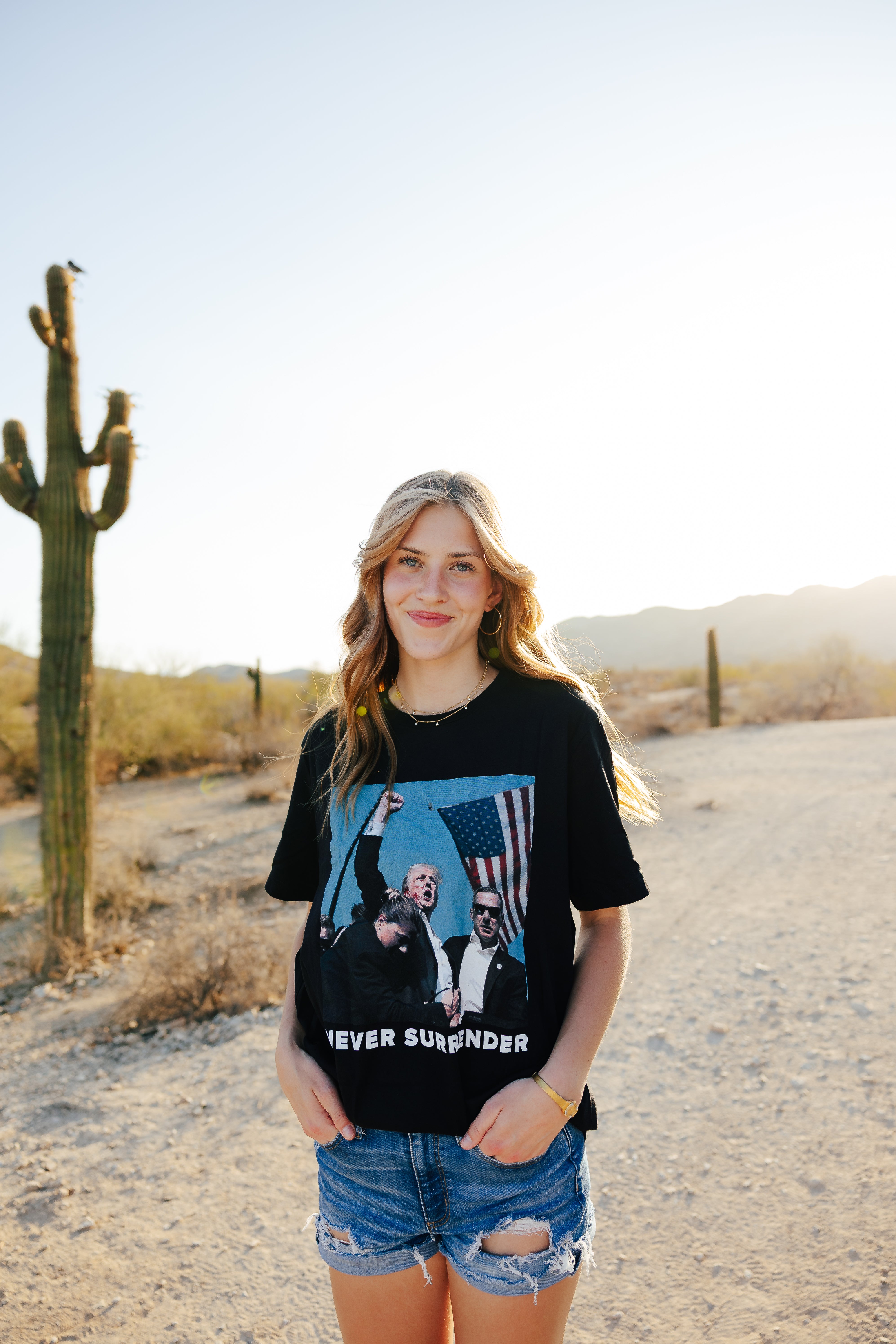 Never Surrender Trump Tee