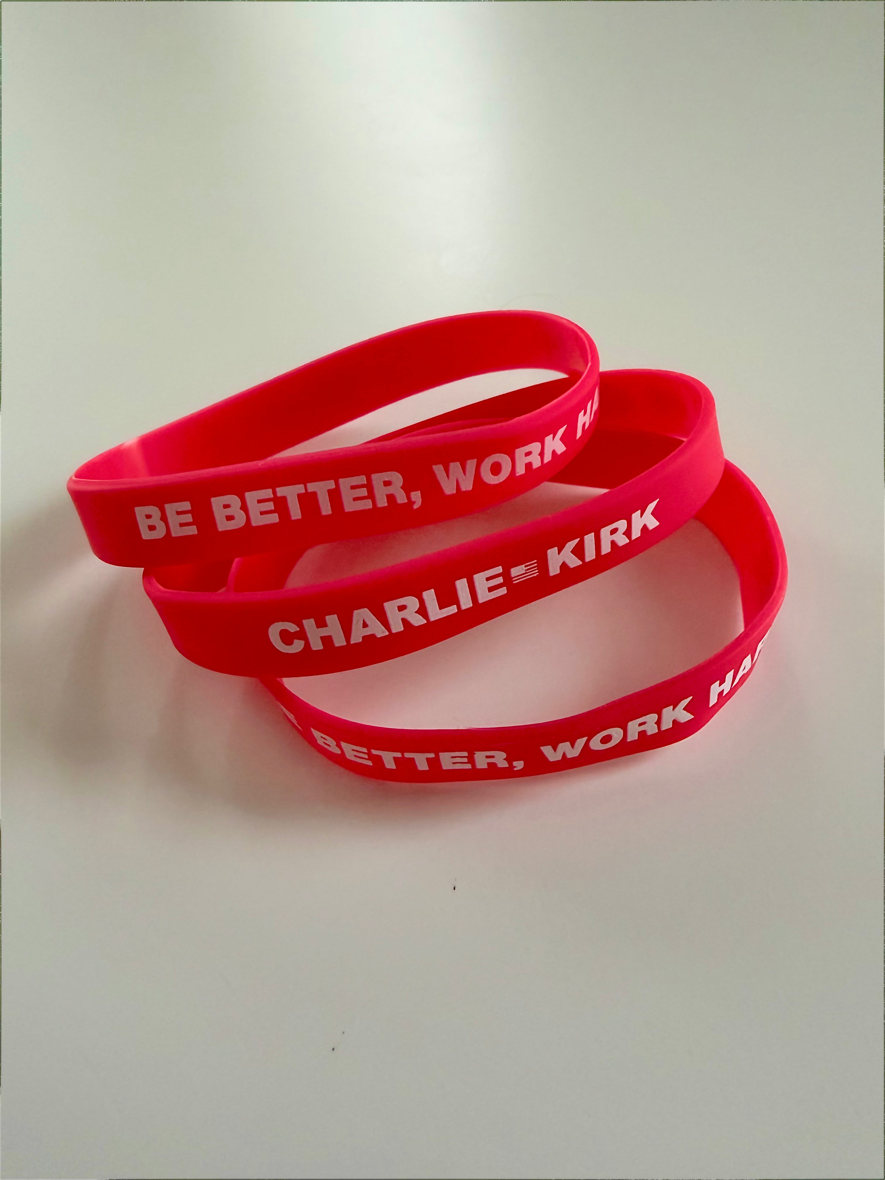Be Better, Work Harder Wristband (Set of 3)