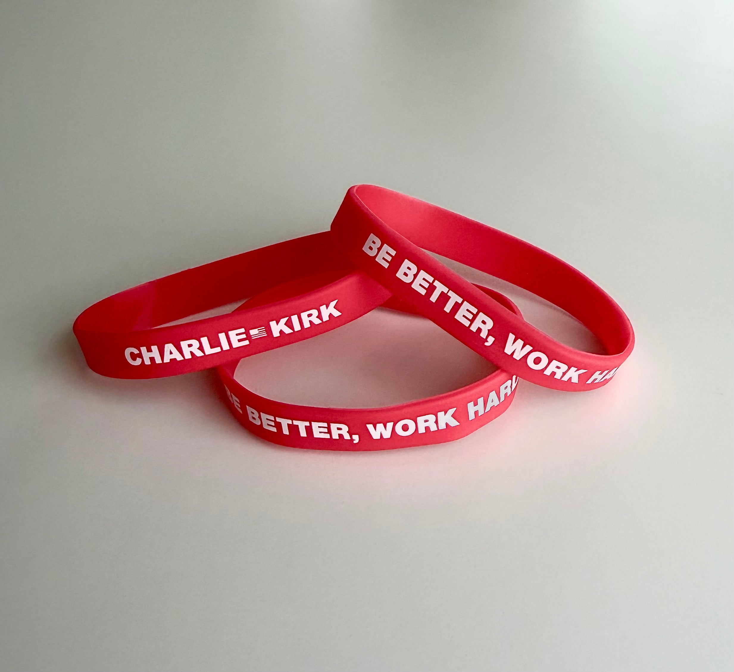 Be Better, Work Harder Wristband (Set of 3)