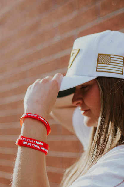 Be Better, Work Harder Wristband (Set of 3)