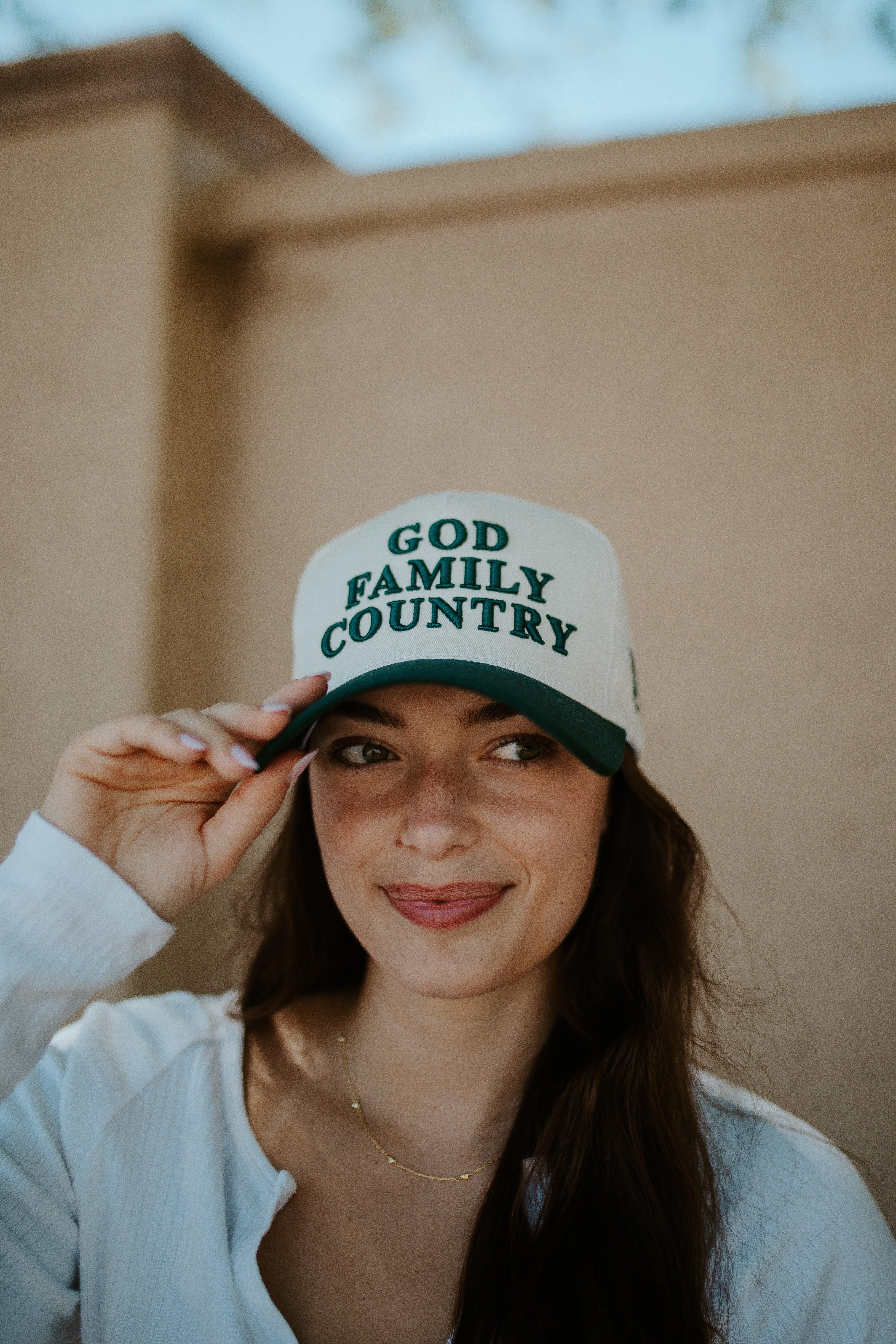 God Family Country Trucker Hat