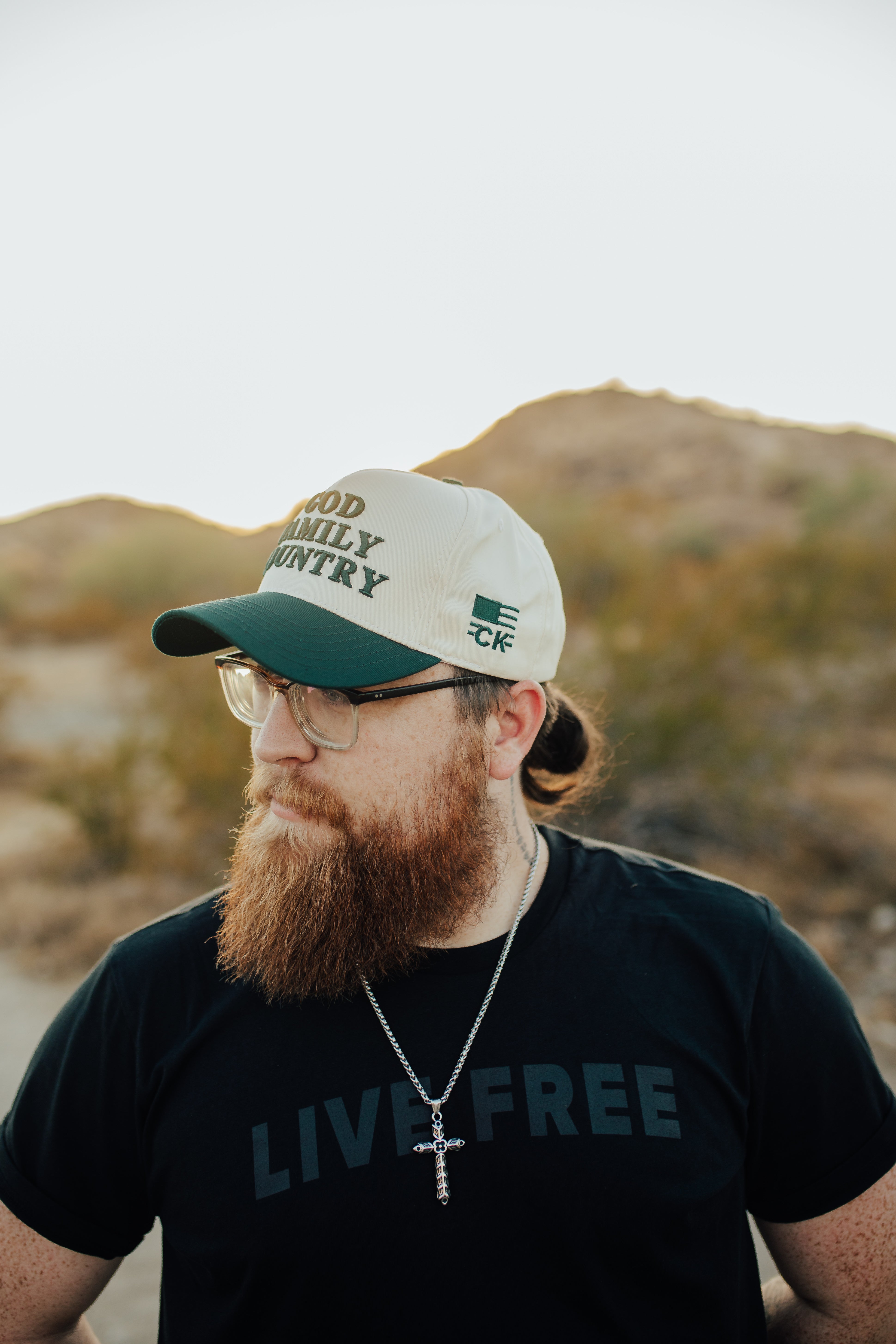 God Family Country Trucker Hat