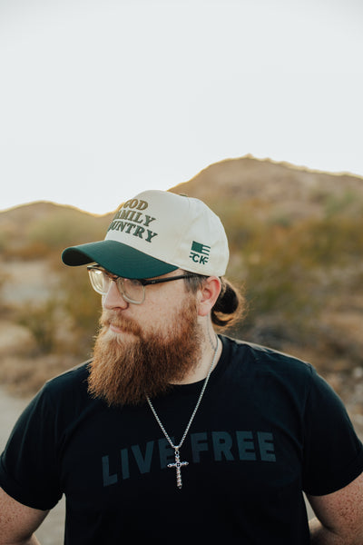 God Family Country Trucker Hat